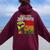 July 4Th Junenth 1865 Because My Ancestors Women Women Oversized Hoodie Back Print Maroon