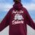 Just A Girl Who Delivers Postwoman Mail Truck Driver Women Oversized Hoodie Back Print Maroon