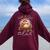 Just A Girl Who Loves Owls Women Oversized Hoodie Back Print Maroon
