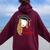 Latina Teaching Degree Graduation New Teacher Edd Grad Women Oversized Hoodie Back Print Maroon