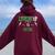 Leveling Up To Sister For Becoming Sister Women Oversized Hoodie Back Print Maroon