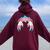 Lgbt-Q Anime Transgender Pride Japanese Girl Hair Women Women Oversized Hoodie Back Print Maroon