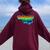 Lgbtq Nashville Pride Gay Pride Celebration June Women Oversized Hoodie Back Print Maroon