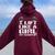 I Lift Like A Girl Try To Keep Up Women Oversized Hoodie Back Print Maroon