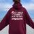 Most Likely To Drink With Elves Family Matching Men Women Oversized Hoodie Back Print Maroon