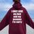 I Only Love My Bed And My Momma I'm Sorry Quote Women Oversized Hoodie Back Print Maroon