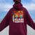 I Love You All Class Dismissed End Of Year School Teacher Women Oversized Hoodie Back Print Maroon