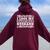 I Love My Handyman Husband Wife Of Mr Fix It Women Oversized Hoodie Back Print Maroon