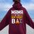 Mama Of The Birthday Boy Construction Worker Birthday Party Women Oversized Hoodie Back Print Maroon