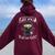 Master Level Fart Ninja Silent But Deadly & Sarcastic Women Oversized Hoodie Back Print Maroon