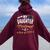 Masters Graduation My Daughter Mastered It Class Of 2024 Women Oversized Hoodie Back Print Maroon