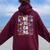 Mexicana Latina Flowers Mexican Girl Mexico Woman Women Oversized Hoodie Back Print Maroon