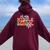 In My Middle School Era Back To School Outfits For Teacher Women Oversized Hoodie Back Print Maroon
