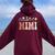 Mimi Wildflower Floral Mimi Women Oversized Hoodie Back Print Maroon