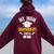 My Mom Mastered It Class Of 2024 Masters Graduation Presents Women Oversized Hoodie Back Print Maroon
