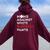 Moms Against White Baseball Pants Baseball Mom Women Women Oversized Hoodie Back Print Maroon