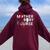 Mother Baby Rn Ob Nurse Women Oversized Hoodie Back Print Maroon