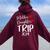 Mother Daughter Trip 2024 Family Vacation Mom Matching Women Oversized Hoodie Back Print Maroon