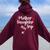 Mother Daughter Trip 2024 Vacation Mom Daughter Travel Women Oversized Hoodie Back Print Maroon