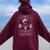 Muscle Mom Mommy Tarot Card Mama Happy Mother's Day Mom Life Women Oversized Hoodie Back Print Maroon