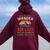 Not All Who Wander Are Lost Some Are Looking For Cool Rocks Women Oversized Hoodie Back Print Maroon