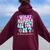 What Number Are They On Dance Mom Life Dancing Dance Women Oversized Hoodie Back Print Maroon