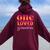 One Loved Grandma Mother Day Vintage Women Oversized Hoodie Back Print Maroon