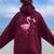 Pansexual Flag Flamingo Lgbt Pan Pride Stuff Animal Women Oversized Hoodie Back Print Maroon