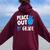 Peace Out 12Th Grade Graduation Last Day School Student Bday Women Oversized Hoodie Back Print Maroon