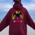 Pride Month Demon Pridemonth Demon Rainbow Cool Lgbt Women Oversized Hoodie Back Print Maroon