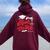 Proud Aunt Of A Class Of 2024 Graduate Graduation 2024 Women Oversized Hoodie Back Print Maroon