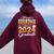 Proud Grandma Of An Awesome 2024 Graduate Family College Women Oversized Hoodie Back Print Maroon