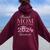 Proud Mom Of A Class Of 2024 Graduate 2024 Graduation Women Oversized Hoodie Back Print Maroon