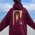 Punk Rock 80'S Concert Mixtape Cassette Vintage Women Oversized Hoodie Back Print Maroon