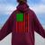 Registered Nurse Unia Flag Pan African American Flag 1865 Women Oversized Hoodie Back Print Maroon