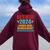Retired 2024 Under New Management See Wife For Details Women Oversized Hoodie Back Print Maroon