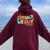 Retro Groovy Bruh We Out Counselors Last Day Of School Women Oversized Hoodie Back Print Maroon