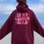 Retro Groovy In My Cousin Era Cool Cousin Toddler Kid Women Oversized Hoodie Back Print Maroon