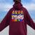 You Are Safe With Me Rainbow Gay Transgender Lgbt Pride Women Oversized Hoodie Back Print Maroon