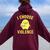 Sarcastic I Choose Violence Duck Saying Duck Women Oversized Hoodie Back Print Maroon