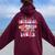 School Counselor Squad Retro Groovy Valentines Day Women Oversized Hoodie Back Print Maroon