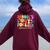 School's Out Forever Retirement 2024 Retired Teacher Summer Women Oversized Hoodie Back Print Maroon