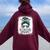 Senior Mom 24 Class Of 2024 Graduation For Mother Women Oversized Hoodie Back Print Maroon