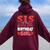 Sis Of The Berry First Birthday Of Girl Strawberry Sister Women Oversized Hoodie Back Print Maroon