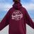 My Sister In Indiana Loves Me Indiana Sister Women Oversized Hoodie Back Print Maroon