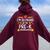 Im So Proud Of My Pre-K Graduates Last Day School Teacher Women Oversized Hoodie Back Print Maroon