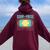 Soap-Prise Handmade Craft Fair Soap Making Women Oversized Hoodie Back Print Maroon