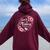 Soon To Be Mommy 2024 Mother's Day First Time Mom Pregnancy Women Oversized Hoodie Back Print Maroon