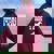 Sorry I'm Late I Saw A Horse Riding Rider Equestrian Horses Women Oversized Hoodie Back Print Maroon Sorry I'm Late I Saw A Horse Riding Rider Equestrian Horses Women Oversized Hoodie Back Print Maroon