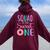 Squad Of The Sweet One Team 1St Birthday Girl Donut Party Women Oversized Hoodie Back Print Maroon